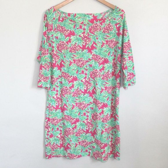 Lilly Pulitzer Cassie Dress Printed Orchid H11099 - Picture 2 of 8